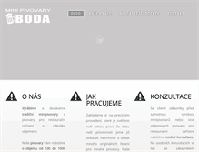 Tablet Screenshot of minipivovaryboda.cz